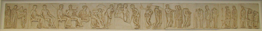 Parthenon Frieze replica