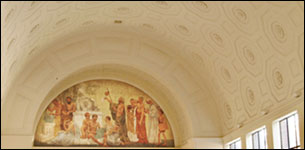 Reference Room mural