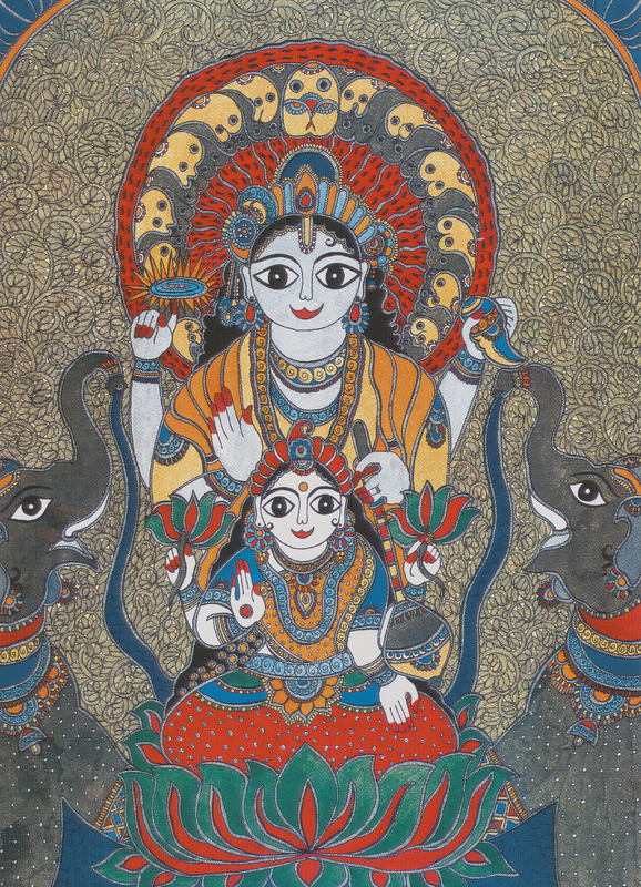 Vishnu and Lakshmi