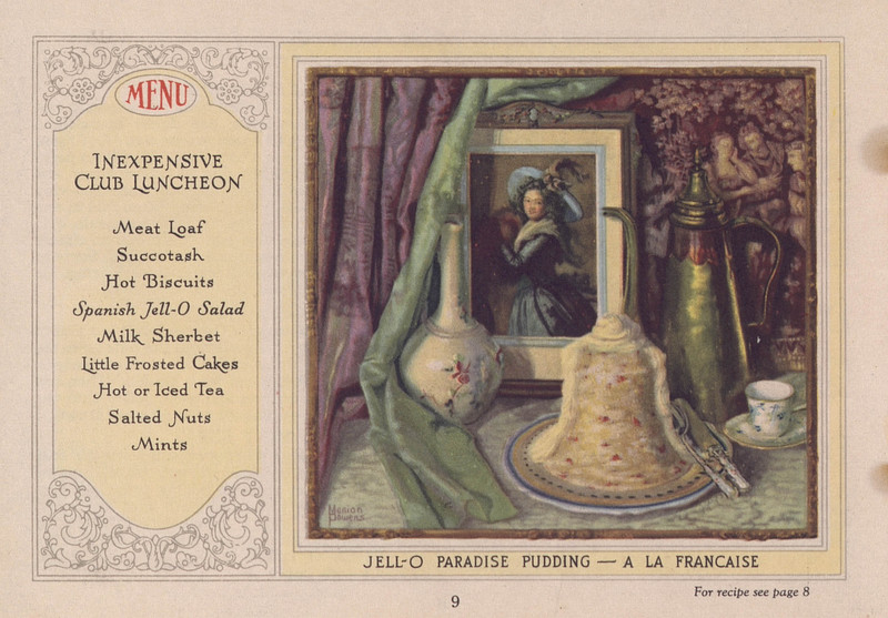 Jell-O, America's most famous dessert (1926); p. 9