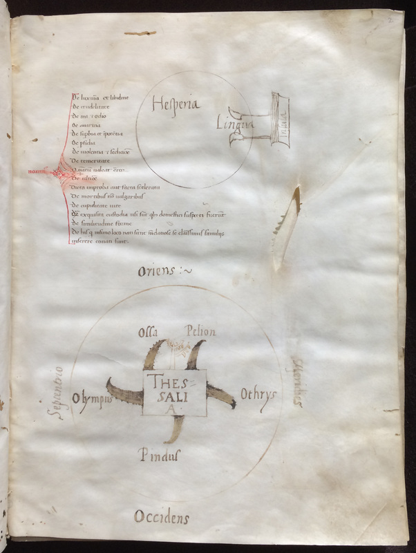 Folio 2r from Valerius Maximus (fl. 1<sup>st</sup> c. AD ). <em>Factorum ac dictorum memorabilium libri IX</em> (<em>Memorable Deeds and Sayings</em>). Parchment. Italy 15<sup>th</sup> c.