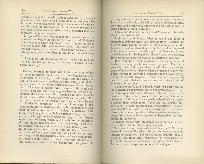 Pages 80-81 of the 1886 Bentley edition of Jane Austen's <em>Sense and Sensibility</em>