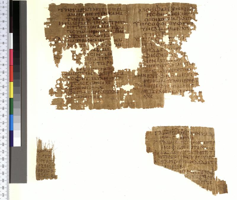 Christian Allegorizations in Greek<br />On Matthew, John, Luke, and Proverbs 10-16.<br />Behnasa (?), Egypt, seventh century C.E.