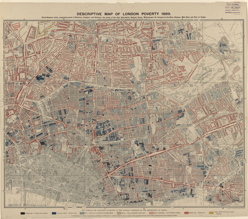 Descriptive map of London poverty