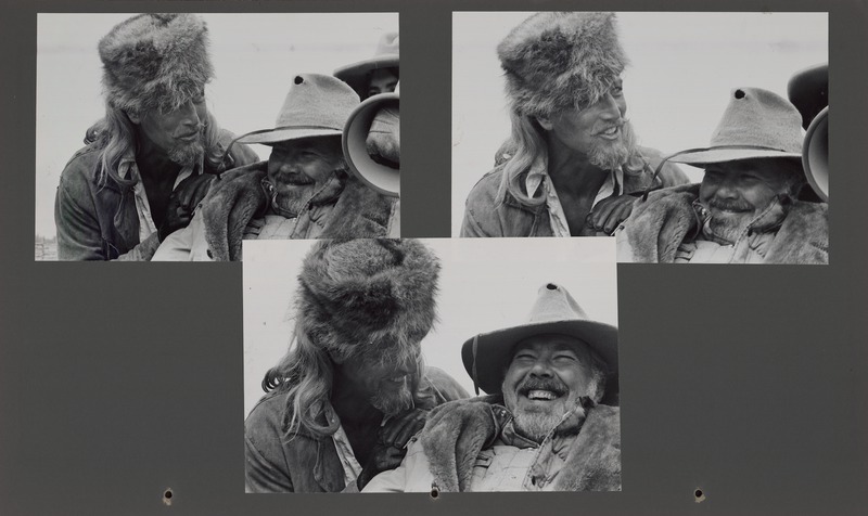 Photographs on the set of Buffalo Bill and the Indians, 1976.