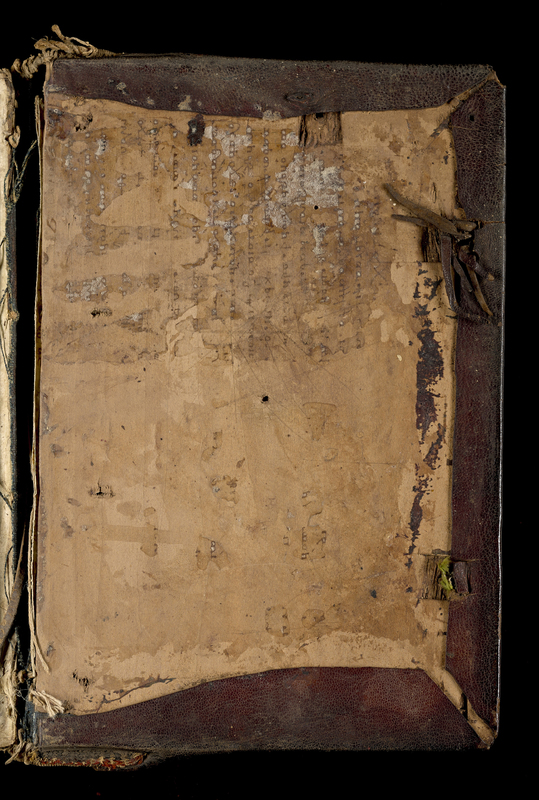 Mich. Ms. 172: Psalter: inside of back cover
