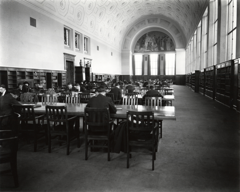 General Library, Reference Room, ca. 1920s