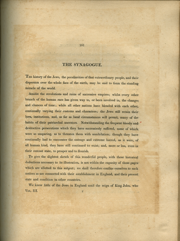 Page 161 from Volume 3 of Rudolph Ackermann's 1808 <em>Microscosm of London</em>