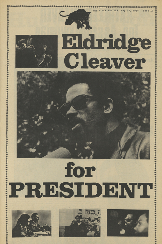 Eldridge Cleaver for President