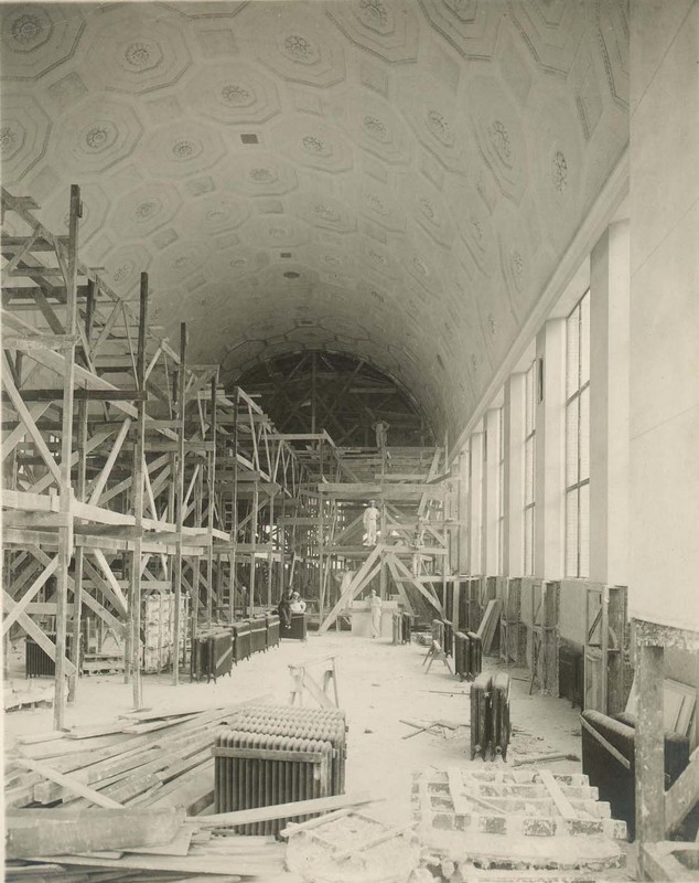 Interior Construction of the New General Library