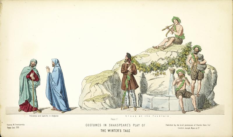 "Plate 17: Costumes in Shakespeare's Play of The Winter's Tale" 