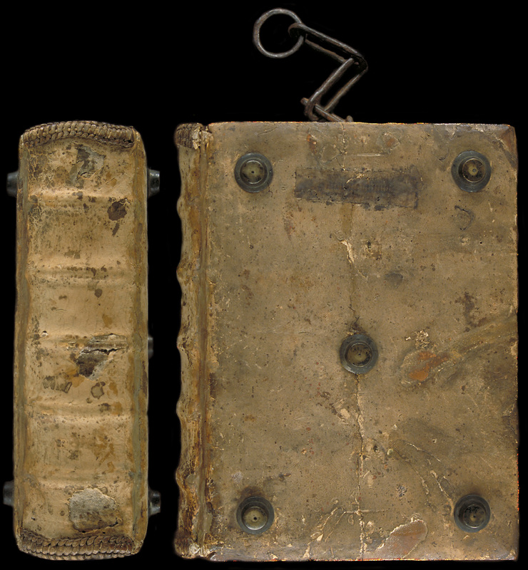 Spine and front cover of Gulielmus Durandus (ca. 1230-1296) et alii. [Tractatus varii] Paper. Germany 15th c.  