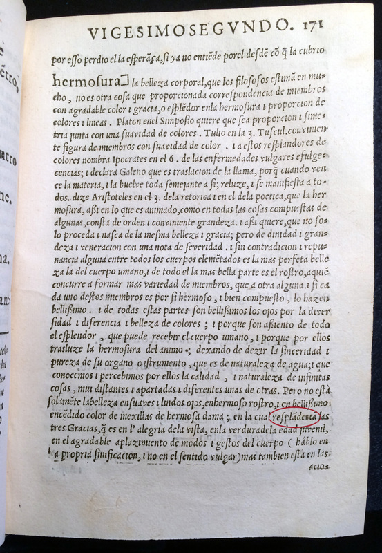 Page 171 from Obras de Garcilasso de la Vega con anotaciones de Fernando de Herrera (Sevilla: Alonso de la Barrera, 1580)