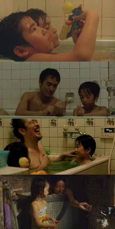 A compilation of the bathtub scenes in Kore-eda's films