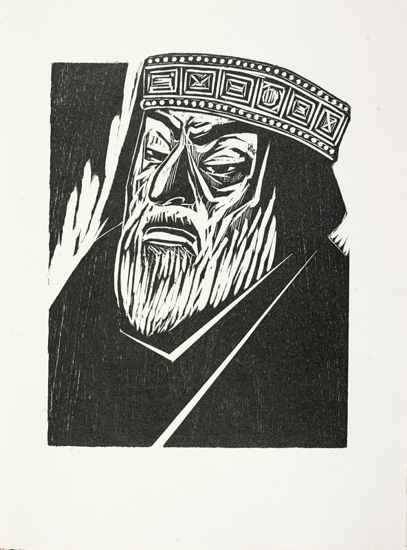 The Tragedie of King Lear; [Lear portrait plate]