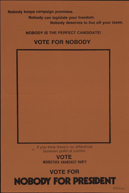 Vote for Nobody