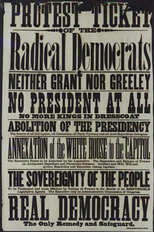 Protest Ticket of the Radical Democrats