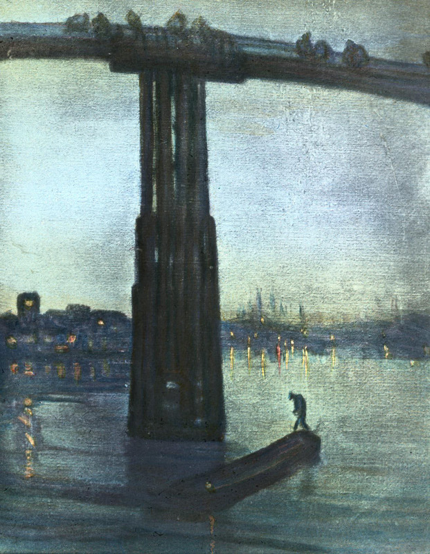 Nocturne Blue and Gold: Old Battersea Bridge, James Abbott McNeill Whistler, 1872-77