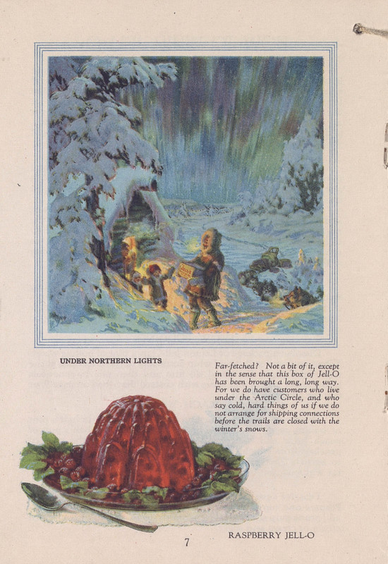 Jell-O, America's most famous dessert, at home everywhere (1922); p. 7
