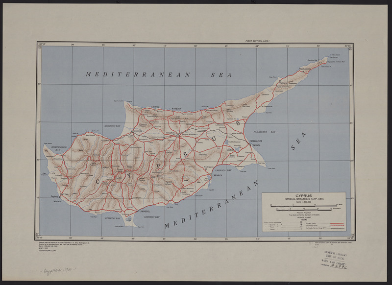 Cyprus : special strategic map