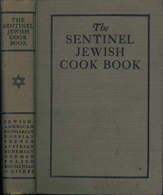 The Sentinel Jewish Cook Book