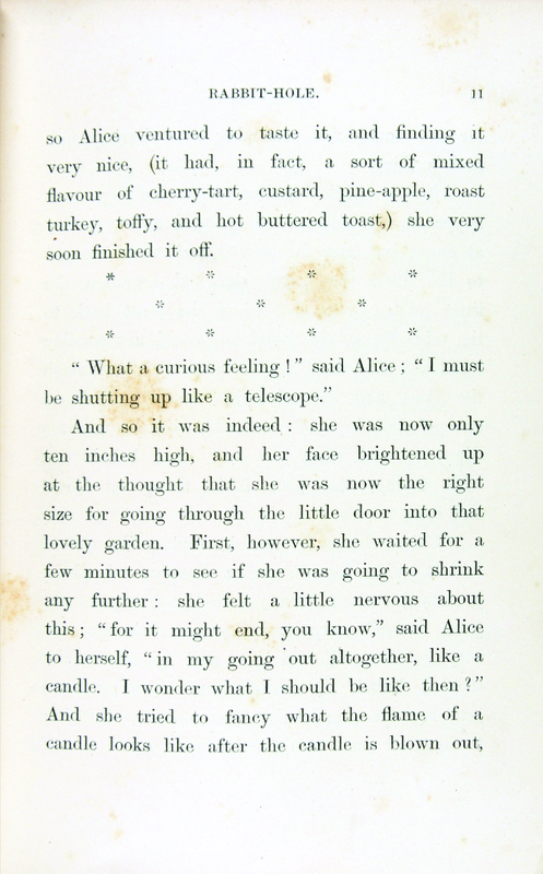 Alice's adventures in Wonderland (1866), p. 11