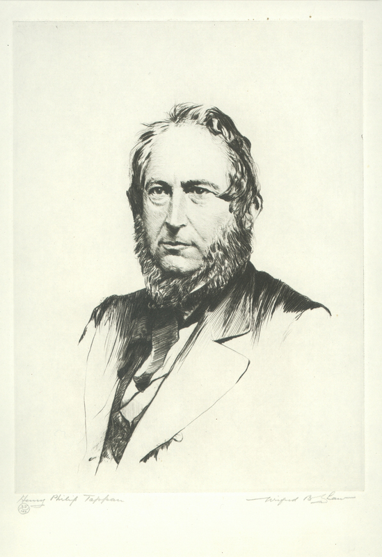 Henry Philip Tappan [from a dry plate etching]