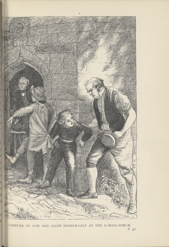 "Capture of Tom and Jacob Doodle-Calf at the school porch," p. 56