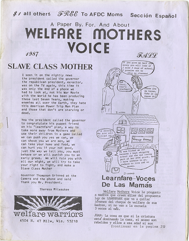 Welfare Mothers Voice 02