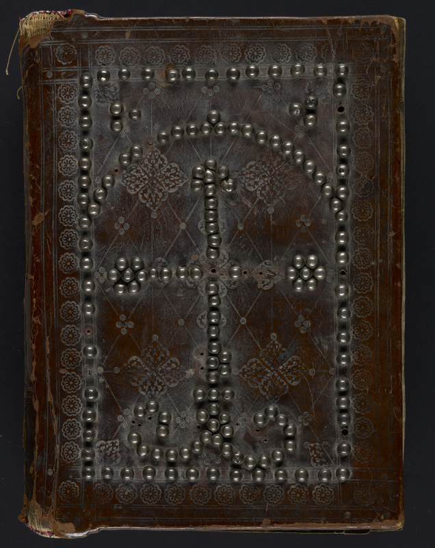 Seventeenth-century Armenian style binding covering a manuscript of the Four GospelsEdessa, Mesopotamia, 1161