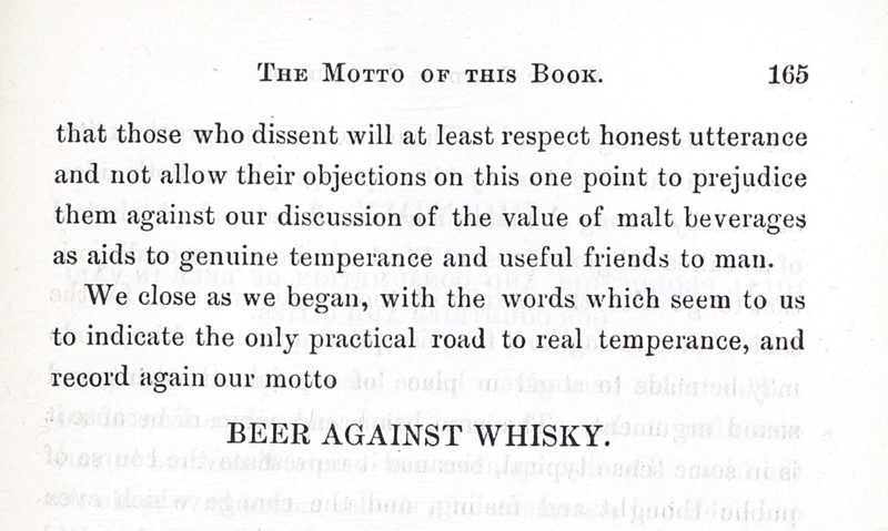 Beer: its history and its economic value as a national beverage; p. 165