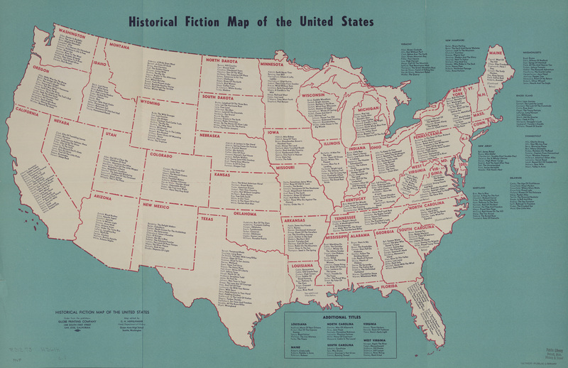 Historical Fiction Map of the United States