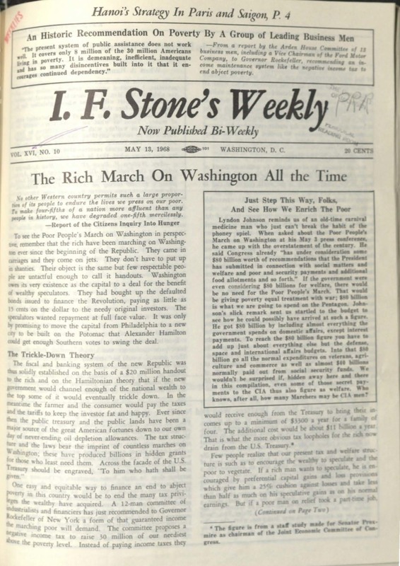 I.F. Stone's Weekly