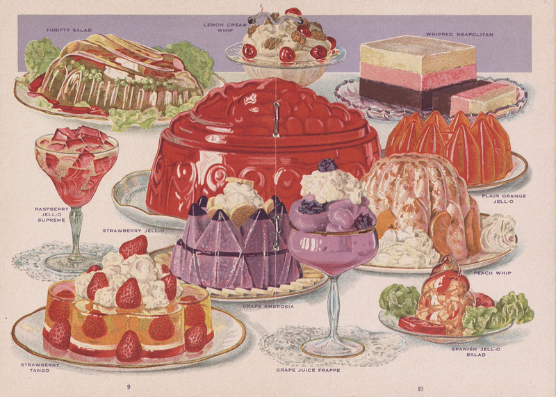 Jell-O, America's most famous dessert (1916); p. 9-10