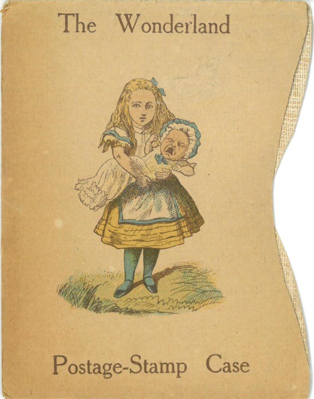 "The Wonderland Postage-Stamp Case" [Alice with baby]