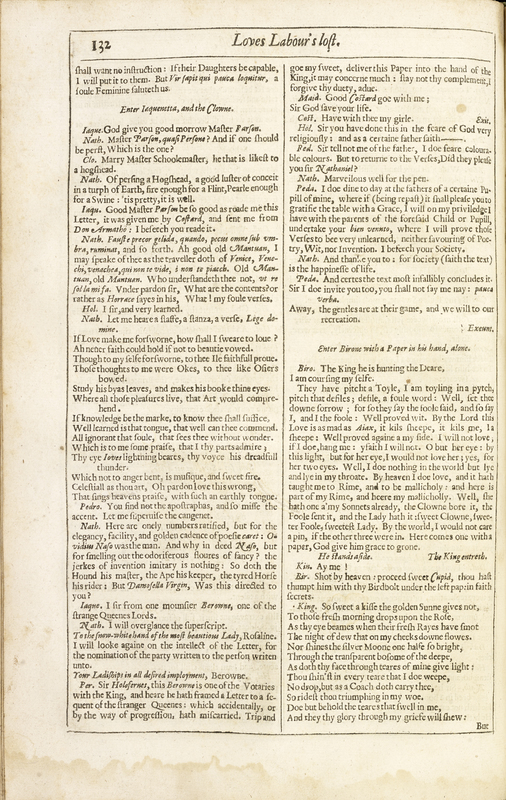 Mr. William Shakespeares comedies, histories, and tragedies... (1632) ; p. 132