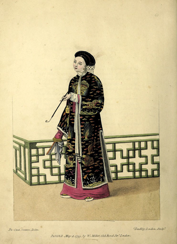 A Female Mandarin of Distinction in her Habit of Ceremony