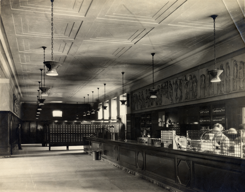 General Library, Circulation Desk, 1925