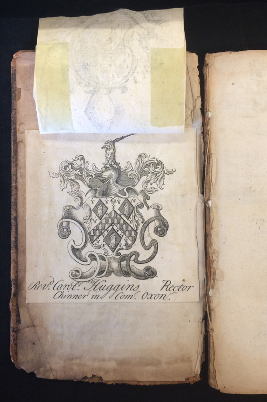 Huggins Bookplate on Raymundi Lullii tractatus brevis et eruditus, De conservatione vitae; Liber secretorum seu quinta essentiae (Augsburg: Lazarus Zetznerus, 1616)