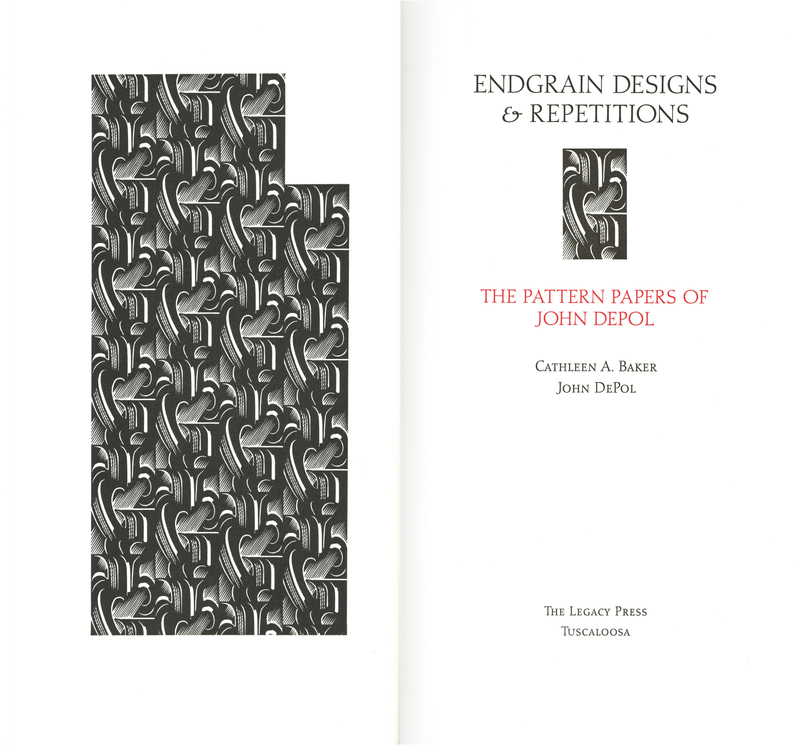 <em>Endgrain designs and repetitions : the pattern papers of John DePol</em>