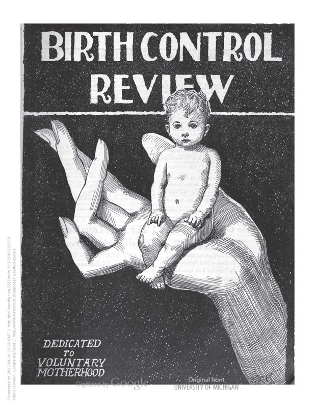 Birth Control Review: Voluntary Motherhood