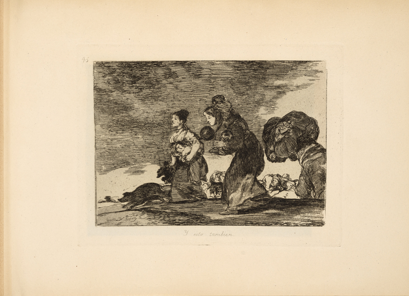“Y Esto Tambien” from the 6th edition (1923) of the Academia de Bellas Artes de San Fernando's publication of Francisco de Goya's <em>Los Desastres de la Guerra</em>