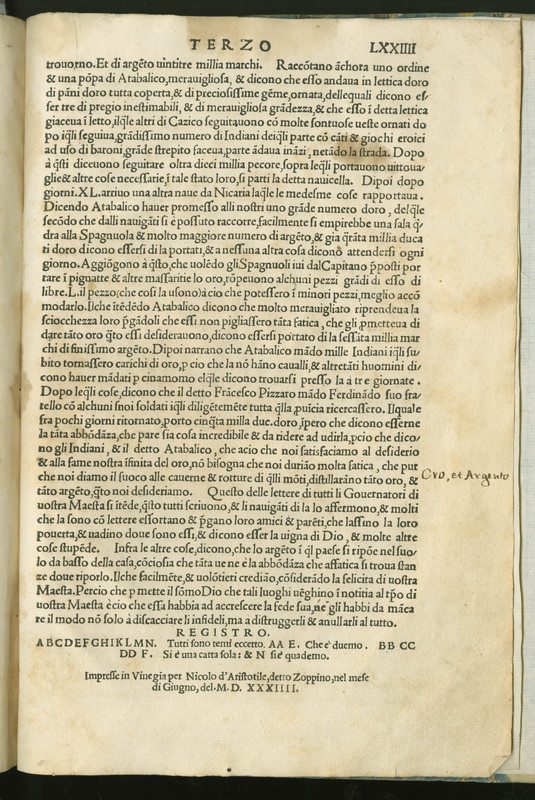 Bordone, 1534 (LXXIIII recto)