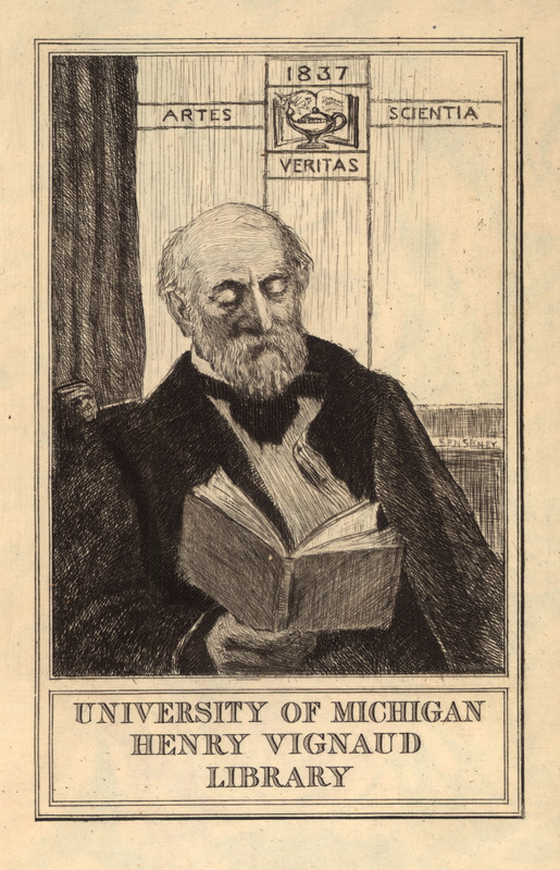 Bookplate of Henry Vigaud