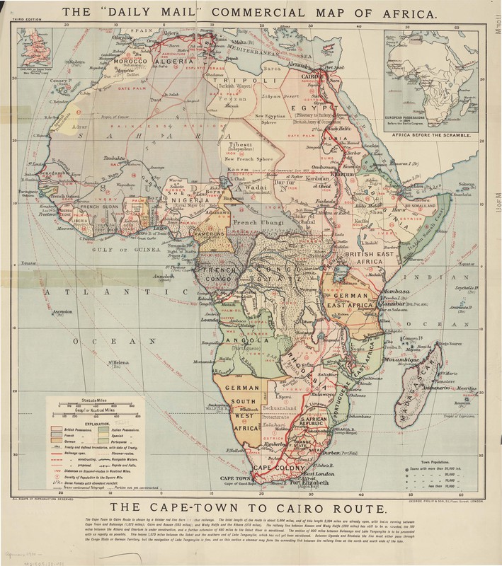 The Daily Mail Commercial Map of Africa