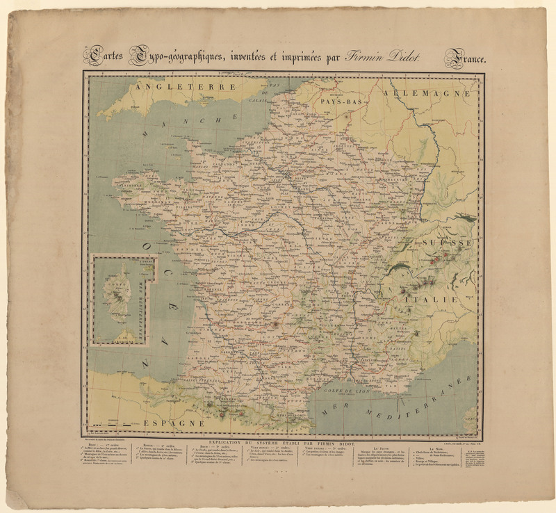 Cartes typo-geographiques, inventees et imprimees par Firmin Didot